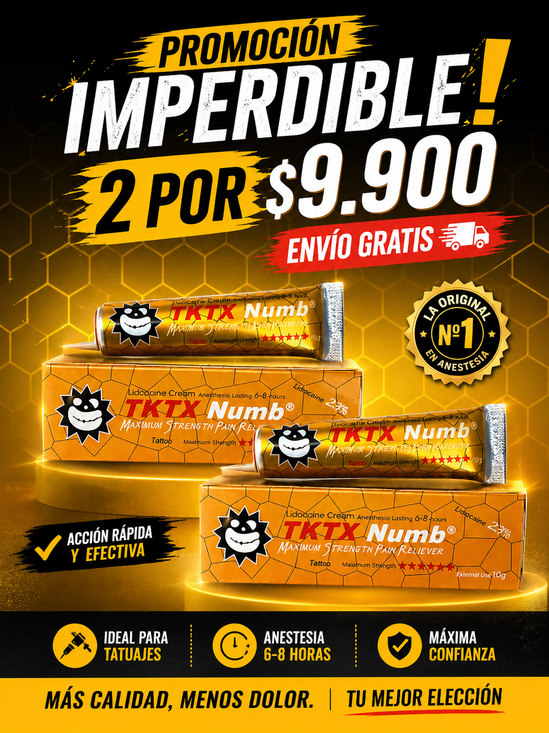 Promo anestesia TKTX